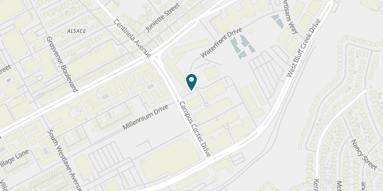 Map data © OpenStreetMap contributors Street map with the Los Angeles office marked